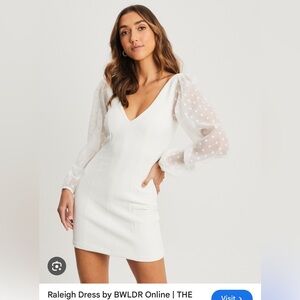 New- White mini dress